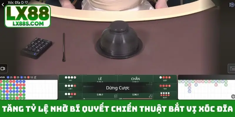 Tăng tỷ lệ nhờ bí quyết chiến thuật bắt vị xóc đĩa